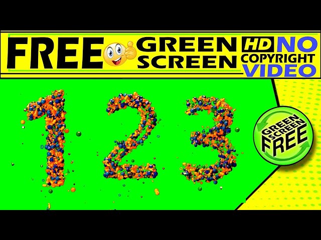 green screen effects, 1 to 10  green screen numbers  green screen,green screen #greenscreenvideo