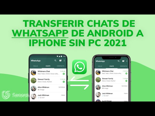 Cómo transferir chats de WhatsApp de Android a iPhone sin PC 2021