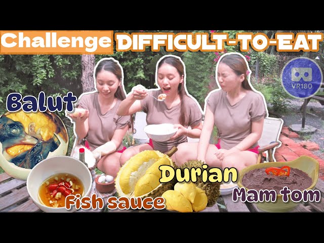 [VR 180 3D] - Challenge of Difficult-to-Eat Dishes in Vietnam