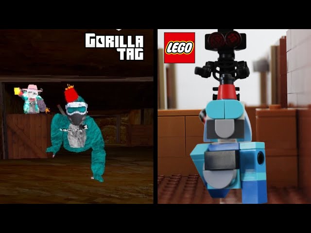 I built the Gorilla Tag MINES out of LEGO!!!