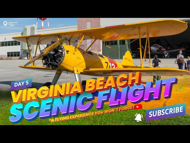 Virginia Beach Fly in the Sky 🇺🇸 DAY 5 🇺🇸 Rundflug mit dem 1941 PT-17 Stearman Doppeldecker Plane