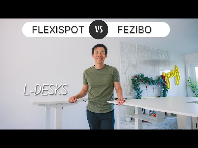 Flexispot vs. Fezibo L-Shaped Standing Desks Comparison