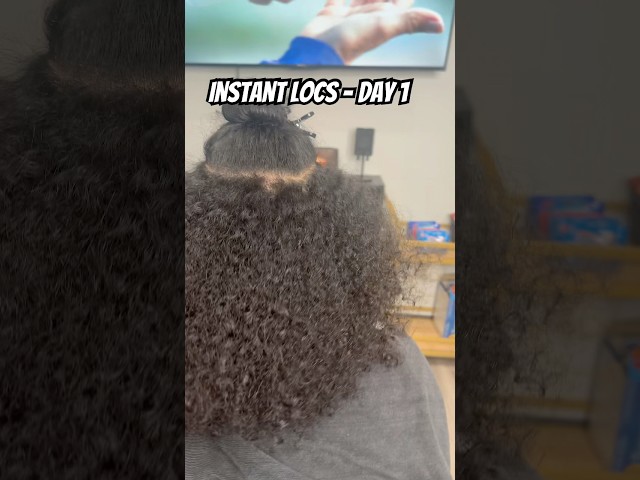 Watch NOW! Instant Locs - Transformation - 1 Month Update - Houston Loc Fairy