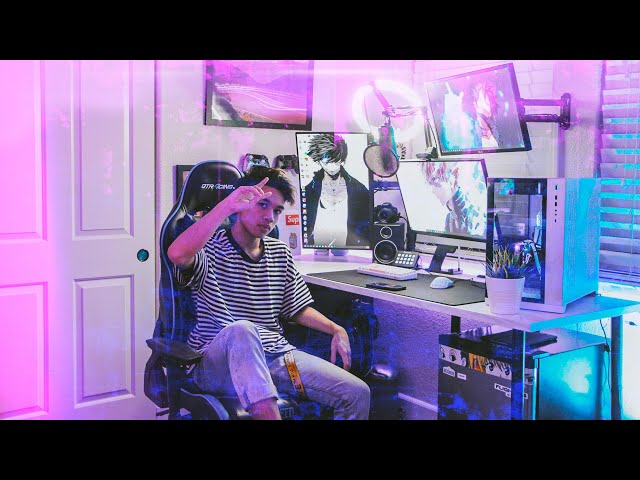 A 17 Year-Old's DREAM Streaming Setup/Room Tour + some hypebeast things