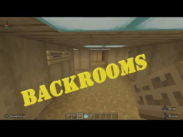 Minecraft BackRooms Tutorial☠️😲