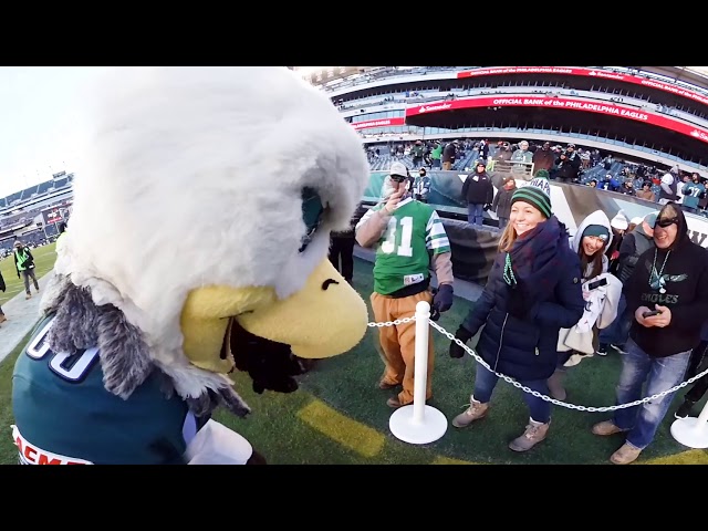 Philadelphia Eagles: 360 View Of Swoop On Gameday