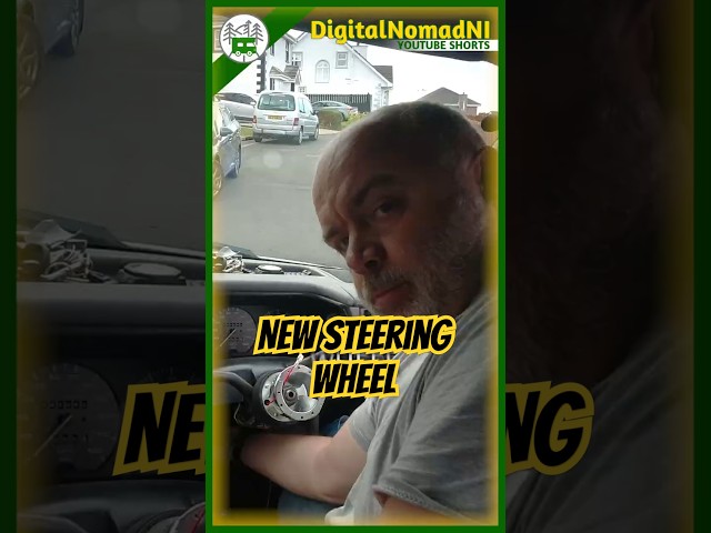 VWT4 EP75 - New Racing Steering Wheel Time  #vwt4camper #steeringwheel #camper