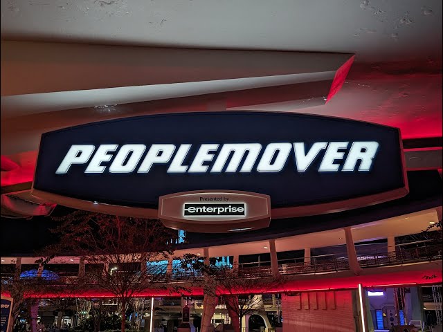 Tomorrowland Transit Authority PeopleMover - 4K Full Ride POV - Magic Kingdom - 12/19/2023