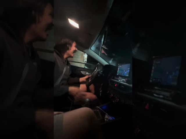 Ashton Blows Airhorn at Drive Thru Prank! #prank #airhorn #troll #funny