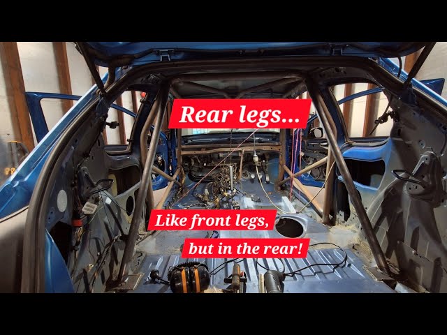 DIY Roll cage - Rear legs - Worlds Cheapest Race Car Part 21