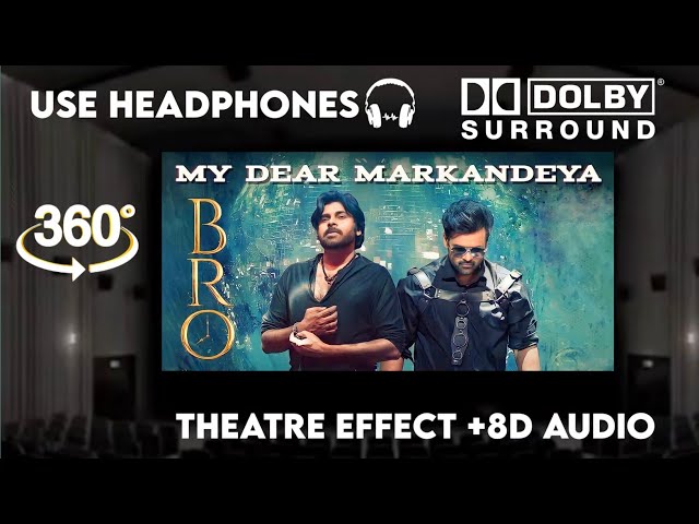 My Dear Markandeya |Theatre Experience Dolby  Surround  sound  8D Audio  | BRO  | Pawan Kalyan