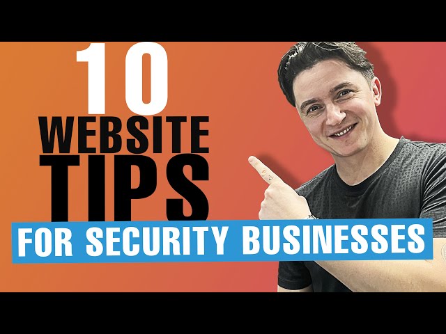 10 Best Tips for Security Installers to Build a High Converting Website