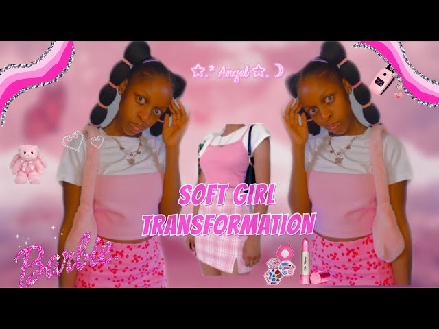 Turning myself into a soft girl 🦋💘 || Hair & Outfit