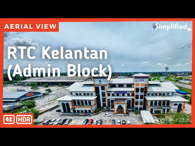 RTC Kelantan (Admin Block) and FAMA, Tunjong, Kota Bharu | Drone view in 4K 60FPS HDR