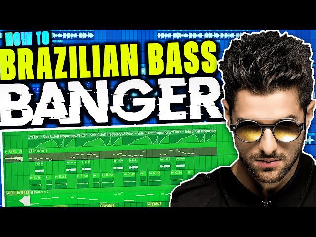 How To Make A BRAZILIAN BASS Banger - FL Studio 20 Tutorial (FREE FLP)