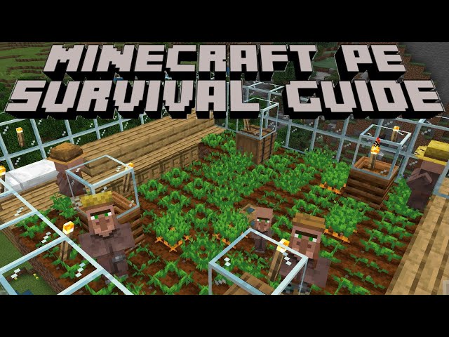 How To Make A Villager Breeder: The Minecraft Pocket Edition Survival Guide Ep 9