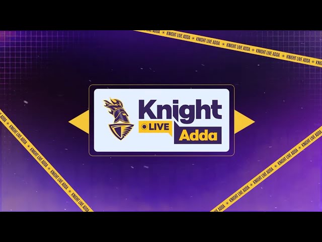 Get ready, Knights! ⚔️🔥 Your Ultimate KKR Hangout!💜 | LIVE Tomorrow at 9PM!📲 #KnightLiveAdda #AmiKKR