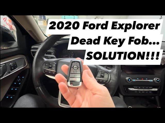 2020-2023 Ford Explorer KEY FOB DEAD BATTERY…SOLUTION!!!