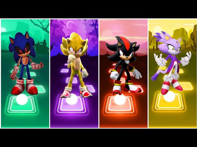 Sonic Hedgehog Team | Dark Sonic vs Tails Sonic vs Super Shadow Sonic vs Knuckles Sonic | Tileshop