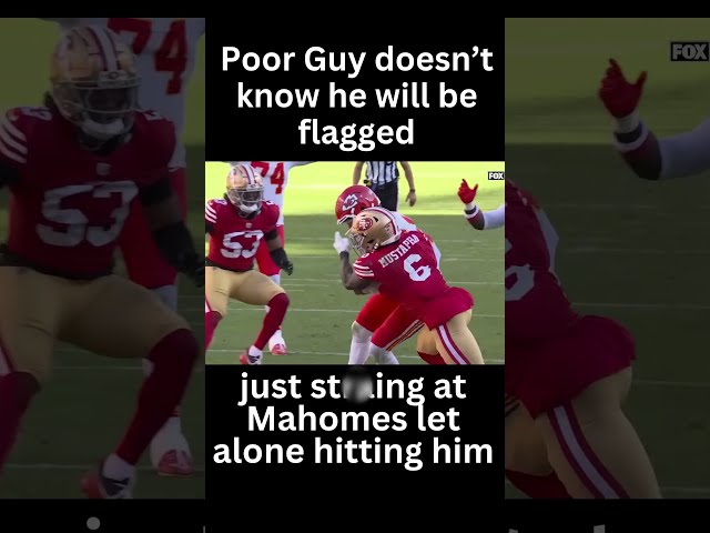 lord Mahomes said You can't get away by trying to stop me