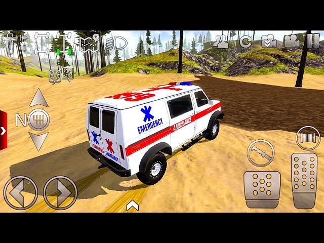 Mud Driving Extreme Offroad Car #4x4 Monster Ambulance Driving Android Gameplay