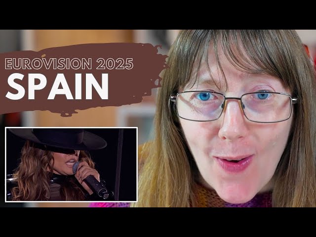 Vocal Coach Reacts to Melody 'Esa Diva' Spain Eurovision 2025