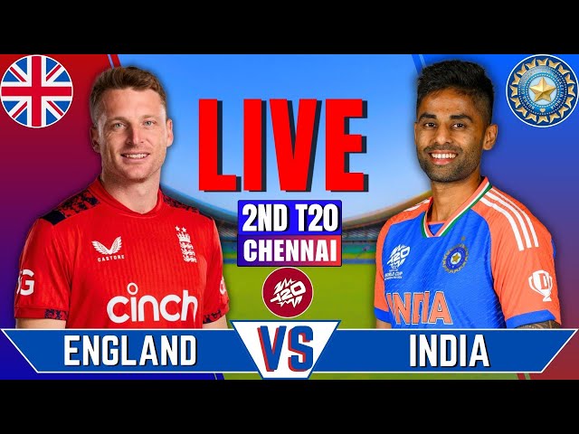 India vs England, 2nd T20 Match Live | IND vs ENG Live Match | Live Cricket Match Today | IND vs ENG