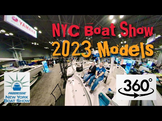 2023 NYC Jacob Javits Center Boat Show - Yamaha Section in 360!