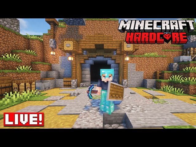 Minecraft 1.21 Hardcore | Diamond Mine Build & Chatting