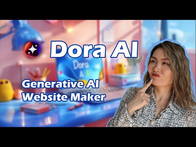 AI Website maker - Dora AI, first impression, will it replace front end developer?