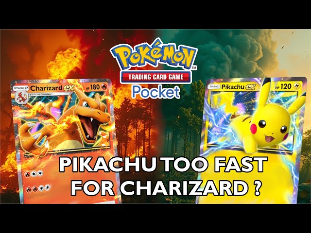 Can Charizard EX Survive Against Pikachu EX [Pokemon TCG Pocket]