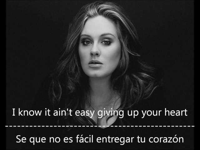 Adele - One and only (subtitulos en español e ingles)