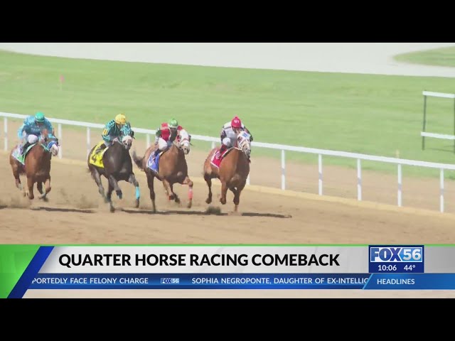 Quarter horse racing returns to Ky. for the 1st time in more than a decade