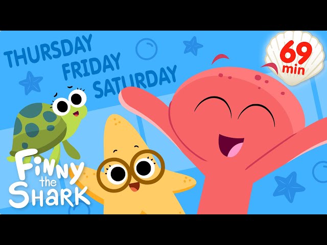 Days Of The Week + More | Songs and Episodes for Kids | Finny The Shark