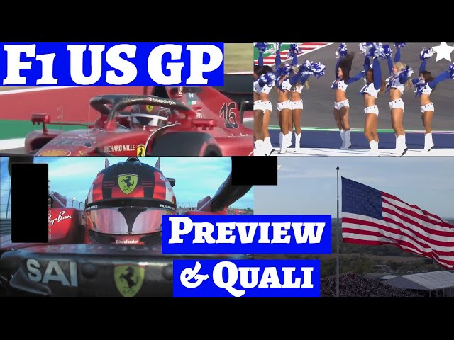 Formula 1 US GP Preview & Quali  F1 - REDBET Racing