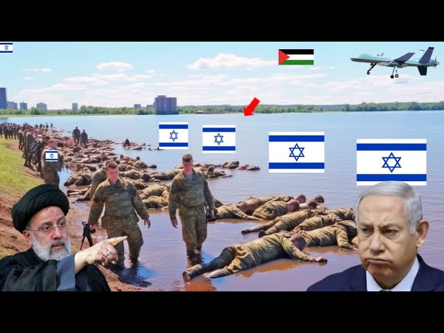 Irani Fighter Jets, Drones & Helicopters Attack on Israeli Army Heavy Weapons Supply Convoy - GTAV