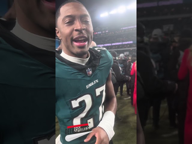 Quiyon Mitchell on how it feels to go to the superbowl as a rookie #nfl #philadelphiaeagles