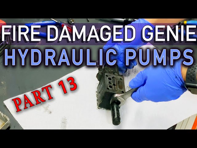 Hydraulic Pumps - Cleaning & Rebuilding - Genie Rebuild Pt. 13