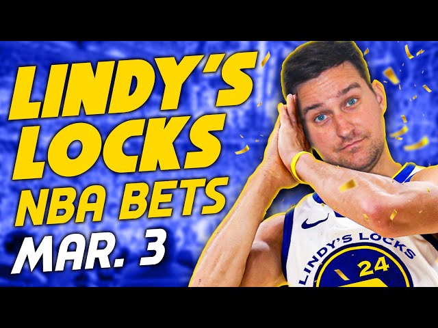 NBA Picks for EVERY Game Monday 3/3 | Best NBA Bets & Predictions | Lindy's Leans Likes & Locks