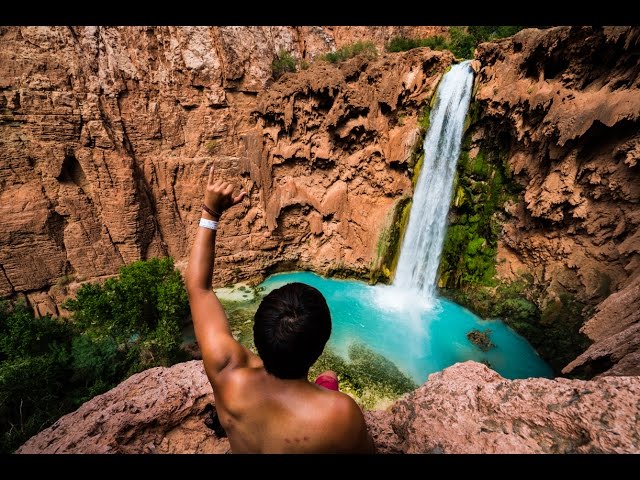 VIRTUAL REALITY 360° GRAND CANYON HIKE TO HAVASUPAI FALLS