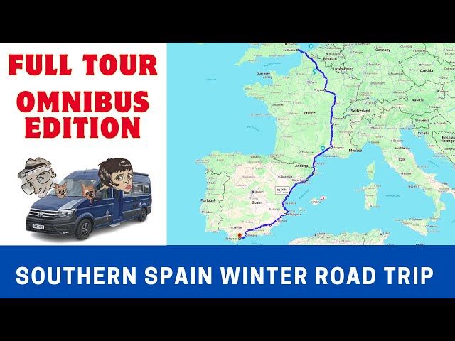 FULL SPAIN WINTER ROAD TRIP | January 2024 | Omnibus Edition | Vlog 684