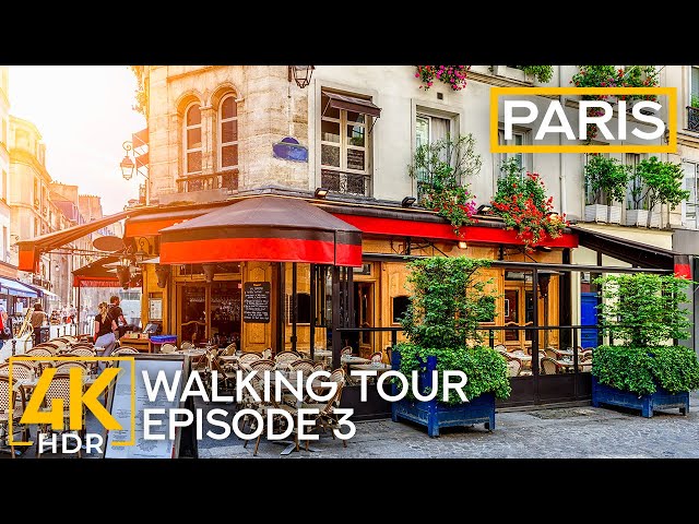 Best Shots of Paris – 4K HDR Walking Tour through Europe’s Iconic City