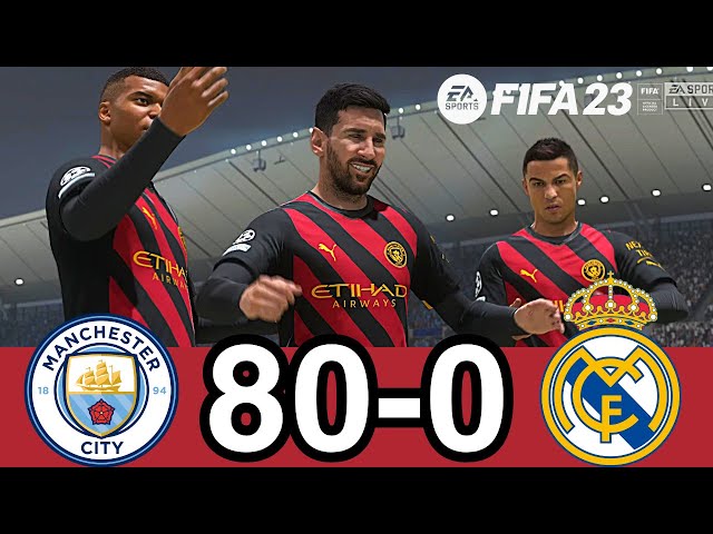 FIFA 23 - MESSI, RONALDO, MBAPPE, NEYMAR, ALL STARS - MAN CITY Vs REAL MADRID