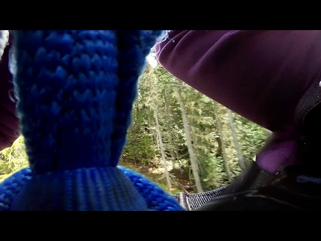 Longest zipline in north America!  Sasquatch in Whistler bc. Rylo 360