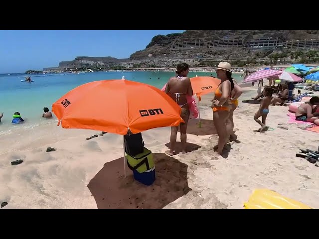 Gran Canaria  Amadores Beach Walk Summer