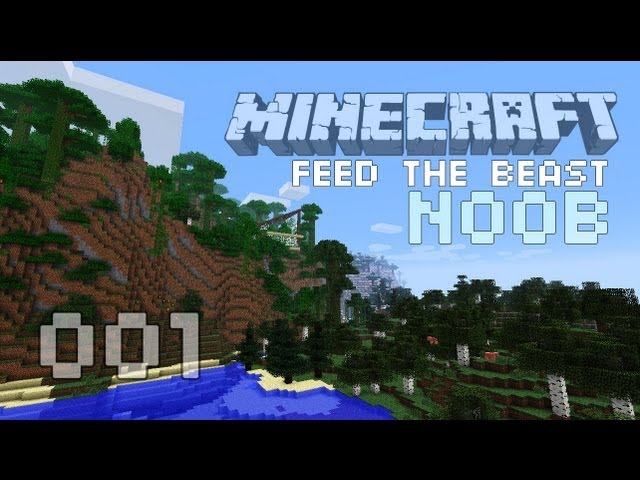 Minecraft FTB Noob with Wolv21 - Ep 001