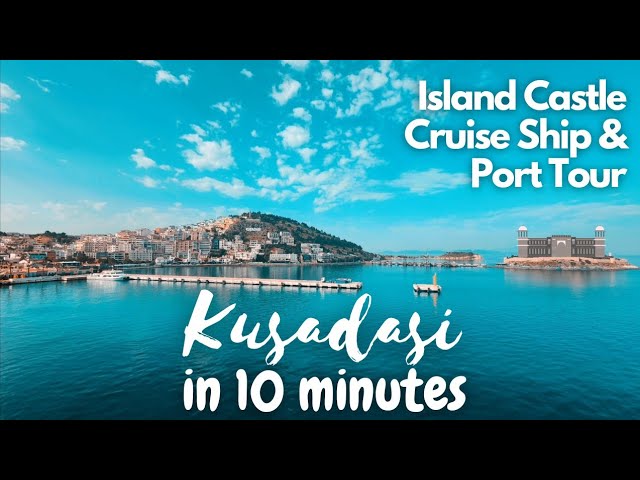 KUSADASI 🏝 CASTLE, CRUISE SHIP & PORT TOUR TURKEY 🇹🇷 #kuşadası #turkey #europe #mediterranean #vlog