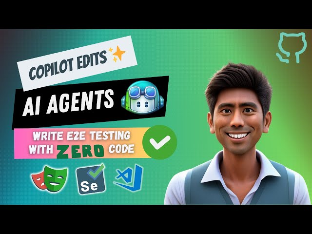 GitHub Copilot Edits + Playwright: AI Agent That Writes & Runs Your Tests! 🤯🚀