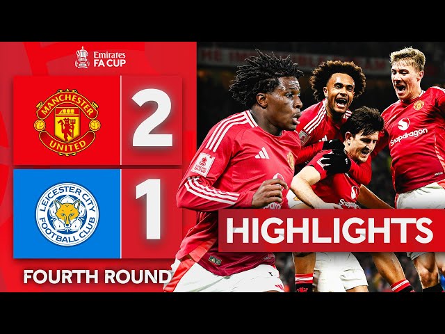 LATE Winner! & Dorgu Impresses | Manchester United 2-1 Leicester City | Emirates FA Cup 2024-25