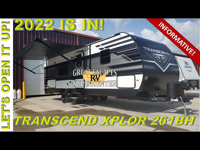 OPENING THE NEW 2022 GRAND DESIGN TRANSCEND XPLOR 261BH